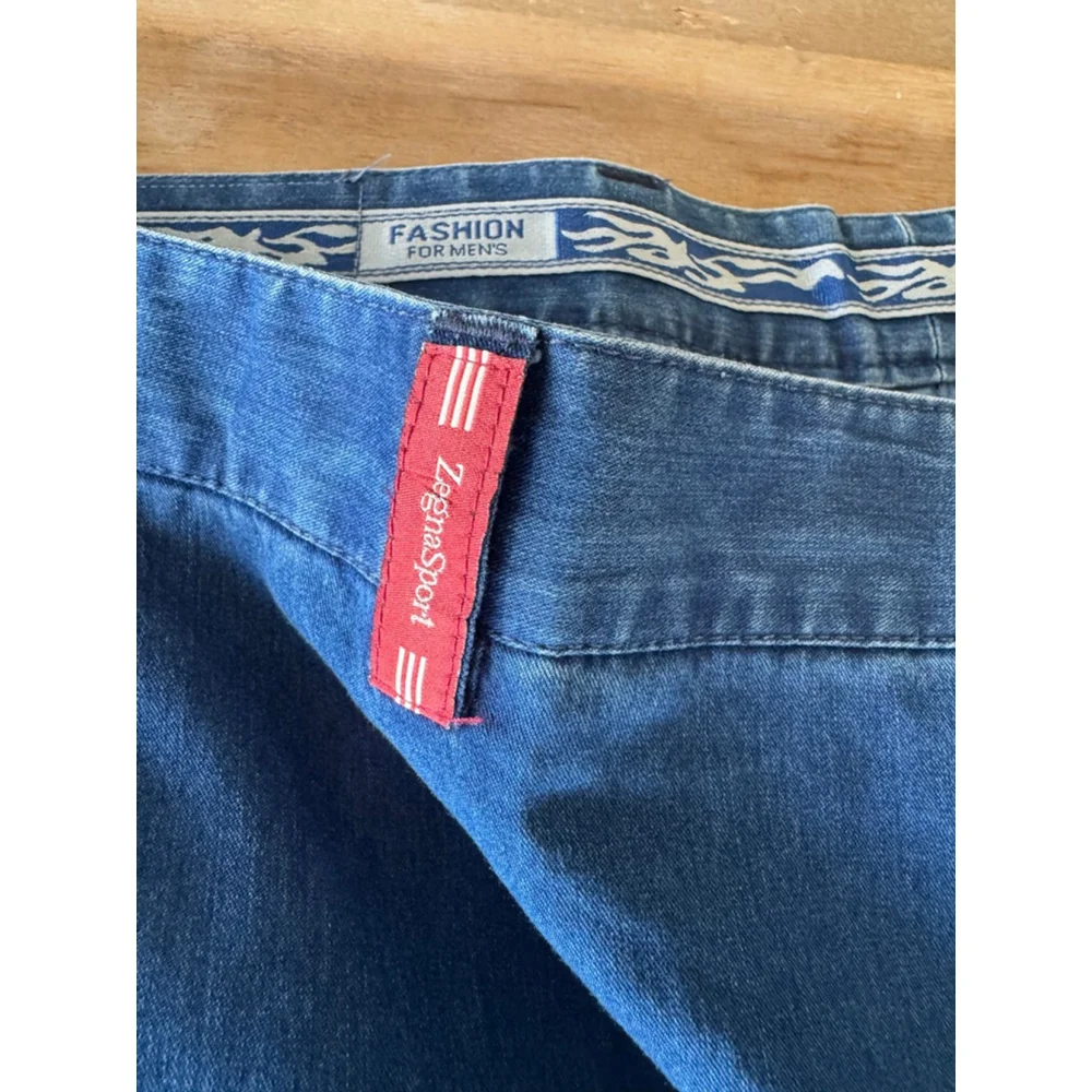 Zegna Sport Blue Denim Pants Waist 44